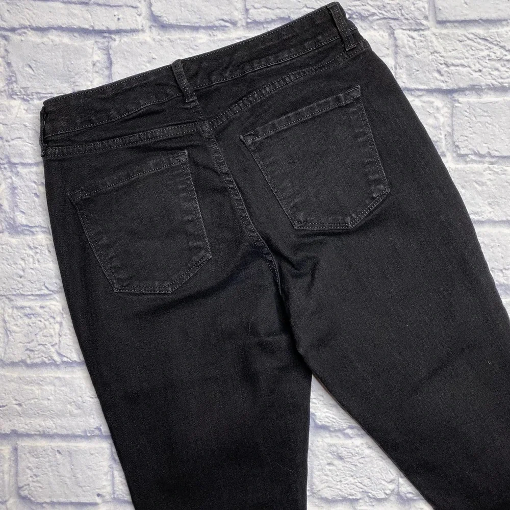 Nine West Gramercy Skinny Ankle Jeans in Black - Picture 7 of 7